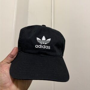 NEW
Adidas Black strap back hat with White logo